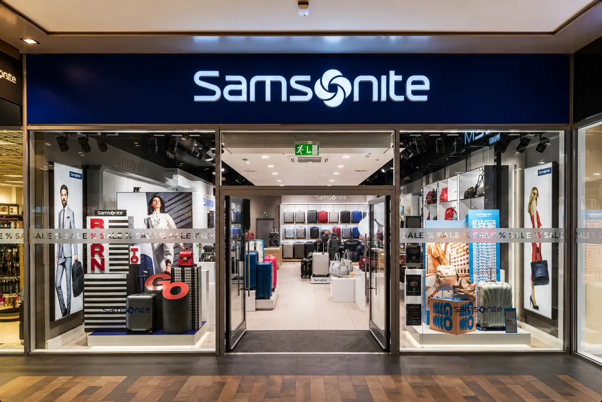 Samsonite Outlet ve Fashion Arena Prague Outlet